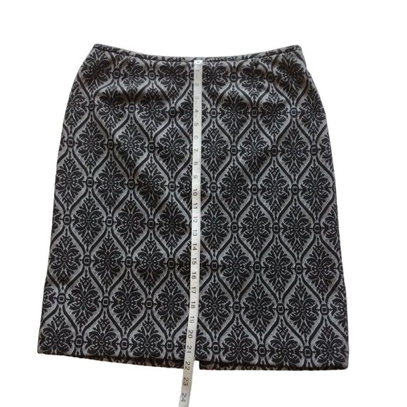 Tahari Skirt 8 Mini Zip Back Lined - Picture 4 of 11